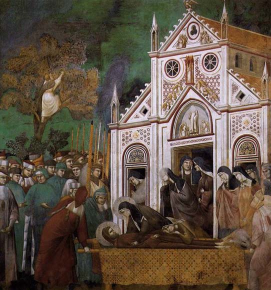 St. Francis Mourned by St. Clare